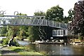 A fisherman beside the Green Bridge, Maghull