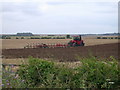 Ploughing at North Hall Farm