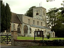 TL5562 : St. Mary's church at Swaffham Bulbeck by Robert Edwards