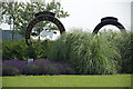 The Village sign on the Minster Roundabout, Thanet, Kent