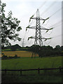 SO6923 : Power lines near Oaks Lane by Pauline E