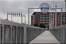 J3474 : Lagan footbridge, Belfast by Albert Bridge