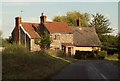 TL6757 : Evening sunshine on Park Cottage by Robert Edwards