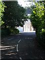 Road leading into the Marian Mawr enterprise park.