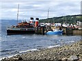 NS2059 : The Paddle Steamer Waverley at Largs by Dave Hitchborne