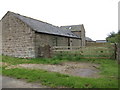 Stone farm buildings in North Charlton