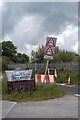 A Crooked Road Sign, Hulls Lane