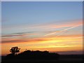 SU5284 : Churn Knob sunset by Andrew Smith