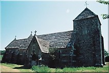 SY8484 : Coombe Keynes: parish church of the Holy Rood by Chris Downer