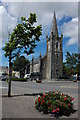 Q9933 : Church in Listowel town square by Philip Halling