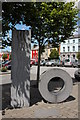 Q9933 : Sculpture in Listowel Town Square by Philip Halling