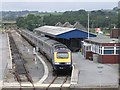 Intercity train in Carmarthen