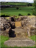 ST6416 : Northern entrance and barbican, Sherborne Old Castle by Jim Champion