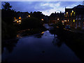 SE0411 : Marsden Weir in late evening by Howard Selina