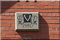 Year Stone on Dodleston Village Hall extension