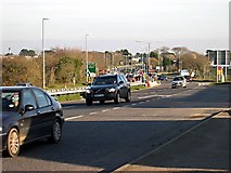 SW7845 : The A390 looking east towards Truro by Tony Atkin