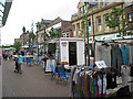 Market stalls in Middle Street