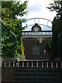 Entrance to the Railway Station in Brechin.