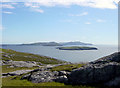 NL6293 : View to South from Bhatarsaigh (Vatersay) by Barry Dale