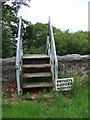 Stile to Gatehouse garden, Dunecht