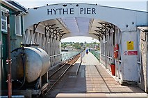 SU4208 : Seaward end of Hythe Pier by Peter Facey
