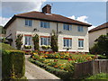 House with colourful garden