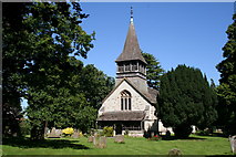 TQ2246 : St. Bartholomew's Church, Leigh, Surrey by Dr Neil Clifton