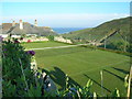 New Polzeath grass tennis court