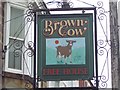 Sign for the Brown Cow