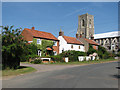 Front Street Houses and St Mary