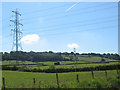SO6822 : Power lines NW of May Hill by Pauline E