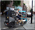 Bicycle rickshaw in Longacre