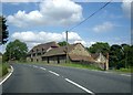 Roadside properties on the B4368 through Hungerford