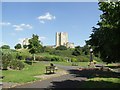 SK5198 : Conisbrough Castle from the Gardens by Mike Smith
