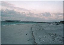 NF9381 : Beach north of Berneray youth hostel by jo smith
