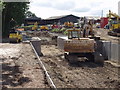 Abutments for a new lift bridge