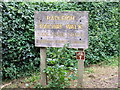 Hadleigh Railway Walk Sign