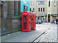 Telephone boxes in St. Johns Place