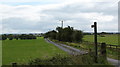 NZ0017 : Farm Road and Bridleway, Lartington Green. by Gordon Hatton