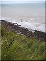 TR3846 : Marine hazard marker below the White Cliffs. by Dr Duncan Pepper