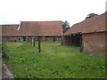 Disused barn and stockyard, Hall Farm