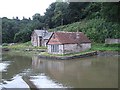 Riverside buildings near Pentillie Castle - Bathing House