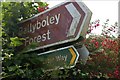 Signs near Ballyboley forest