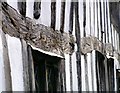 Five hundred year old beams in the Guildhall, Lavenham