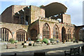 SP3379 : View from inside the ruins of Coventry Cathedral by Niki Walton
