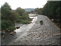 Weir on the river Usk