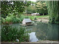 The Duckpond in the small park on the frontage of South Kirkby Police Station.