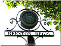 TG1642 : Beeston Regis - village sign by Evelyn Simak