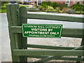 Holiday Cottages sign at Sparrow Hall