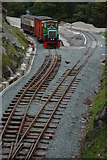 SH5848 : Work continues on Beddgelert Station by Philip Halling